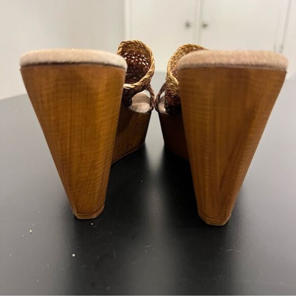 Sbicca Vintage Collection Woven Braided Platform Wedge Sandal 7 - Picture 8 of 11